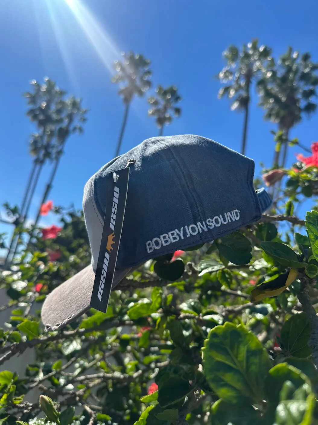 BJS Tri Tone Textured Hat (side)