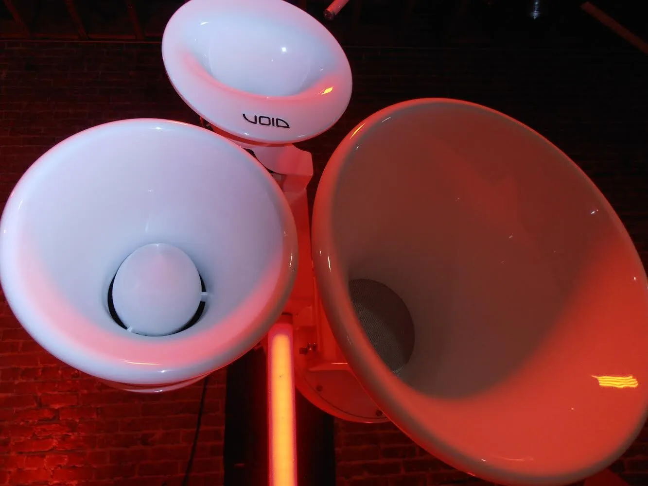 Close-up of Void Air Motion horns